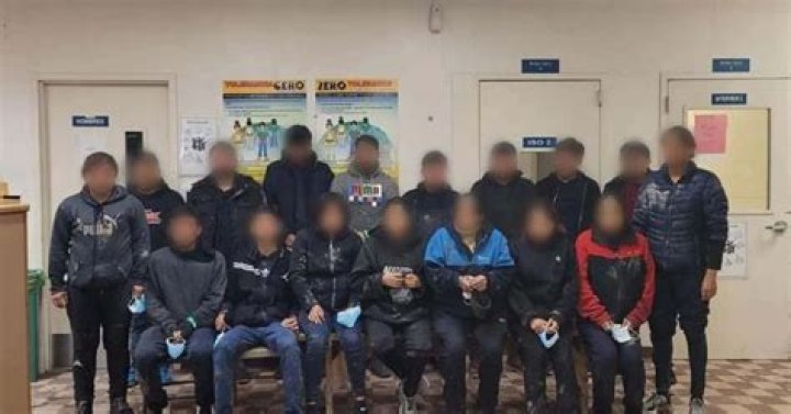 
17 illegal immigrants rescued from El Paso sewer and arrested by Border Patrol after bid to sneak into US thwarted 