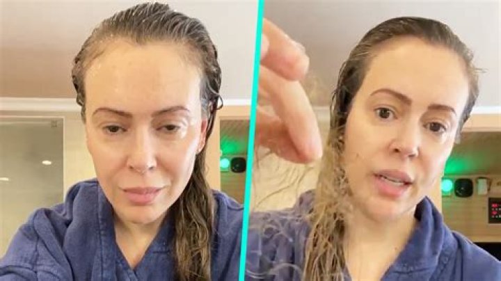 Alyssa Milano Reveals Post-COVID Hair Loss As She Combs Out A Fistful Of Strands In New Video