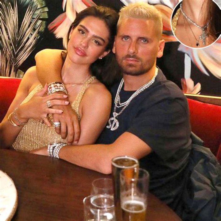 Amelia Hamlin Kisses Scott Disick As He Gives Her A Diamond Necklace For Her 20th Birthday