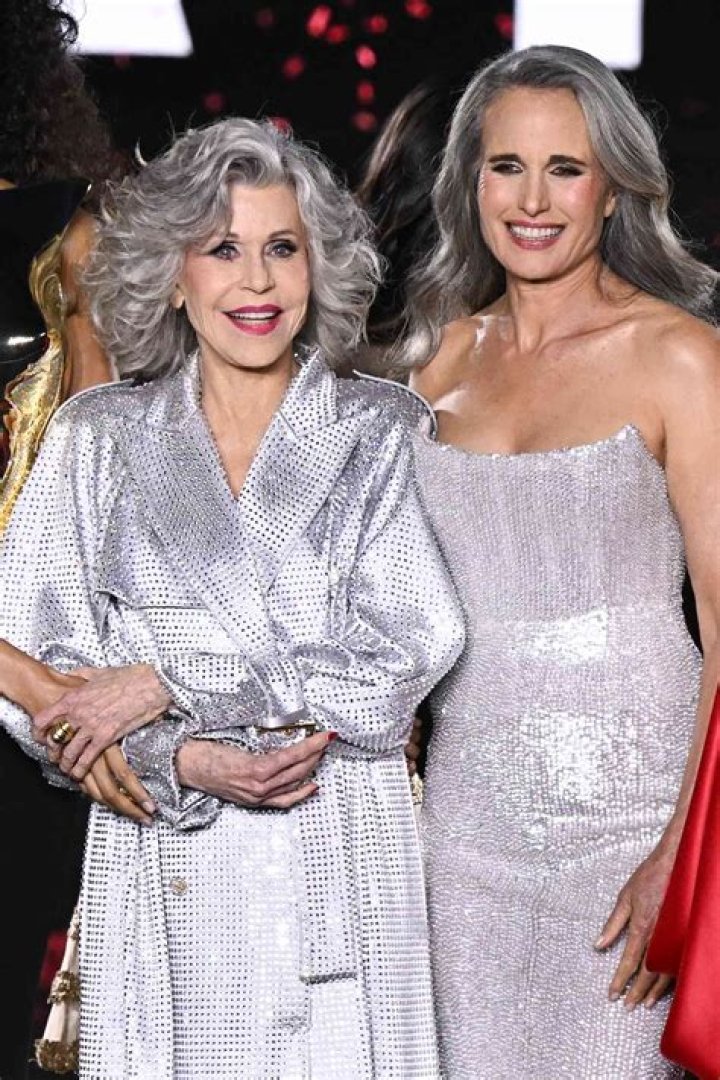 Andie MacDowell, 63, Stuns In Elegant Gown While Showcasing Silver Hair At InStyle Awards