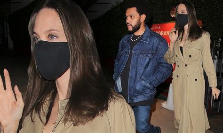 Angelina Jolie & The Weeknd Spotted On Dinner Date For Hours At LA Restaurant – Photos