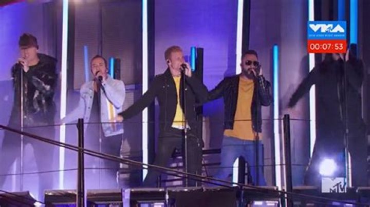 Backstreet Boys Party On The Roof Of Radio City For Epic Pre-VMAs Performance