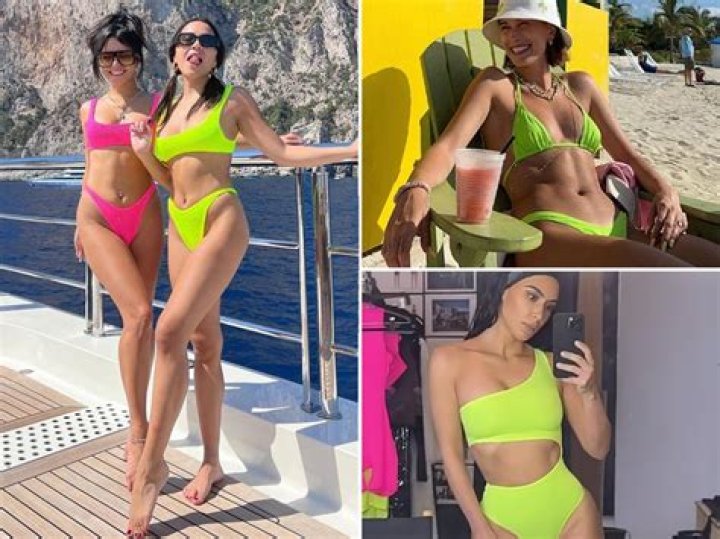 Bella Hadid Rocks Sexy Blue Bikini Then Changes To A Neon One After ‘Falling Asleep In The Sun’