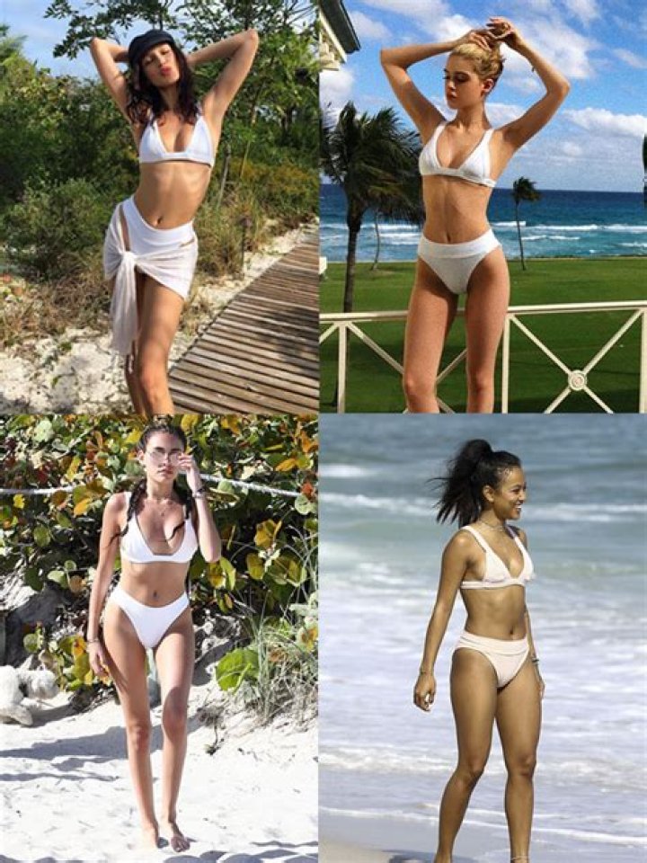 Bikini Babe Showdown: Bella Hadid, Madison Beer & More Rock The Same Swimsuit