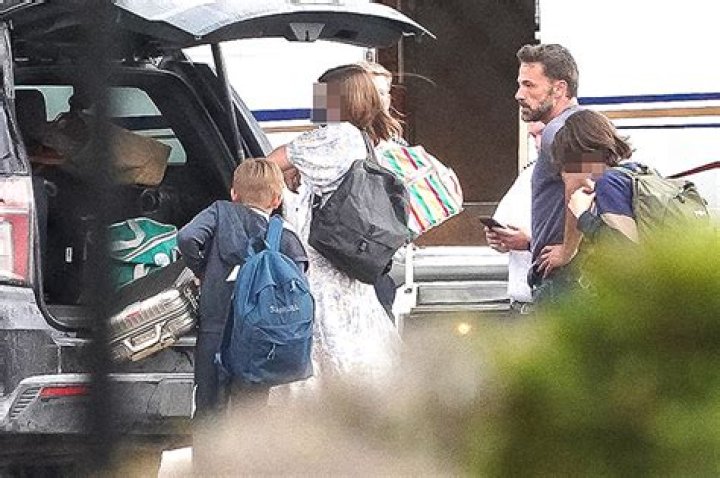 Ben Affleck Drops His Kids Off At Private Airport Following Lavish Wedding With Jennifer Lopez