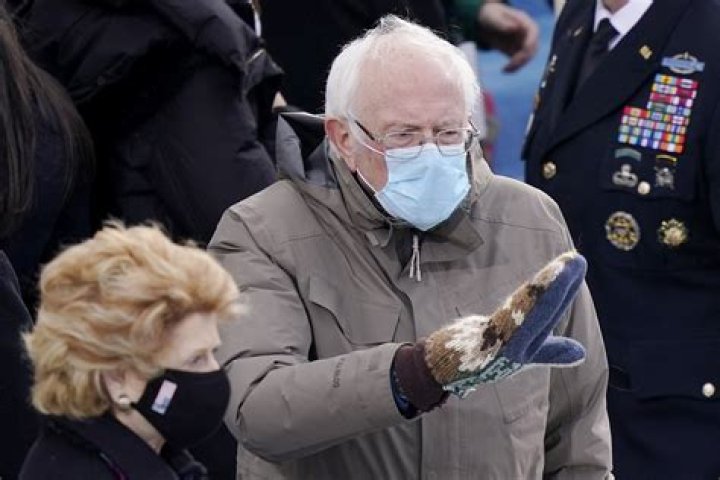 Bernie Sanders Steals The Show At The Inauguration With His Mittens: See The Look