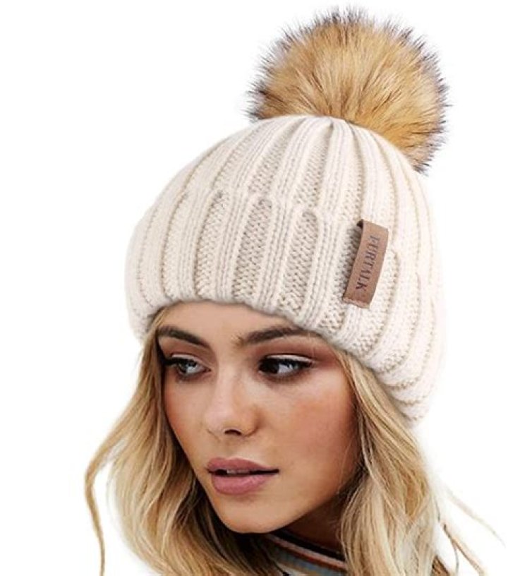 Stay Warm In Winter With This Best-Selling $17 Fur Pom Beanie That Makes A Great Christmas Present