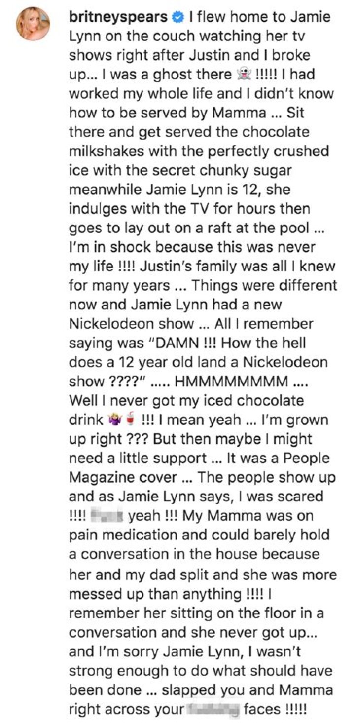 Britney Spears Wishes She ‘Slapped’ Her Mom & Sister After Justin Timberlake Split