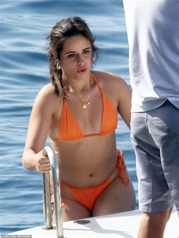 Camila Cabello Rocks Orange Bikini Before Dining In Italy – Hollywood Life