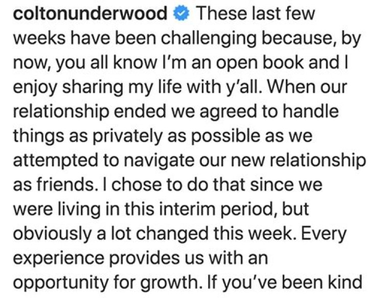 Cassie Randolph Calls Out Ex Colton Underwood For ‘Monetizing’ Breakup: I’m ‘Saddened’