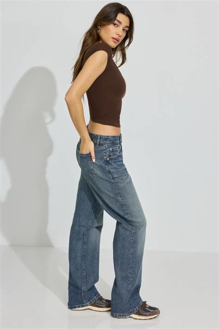 All The Celebs Are Wearing This Retro Denim Trend