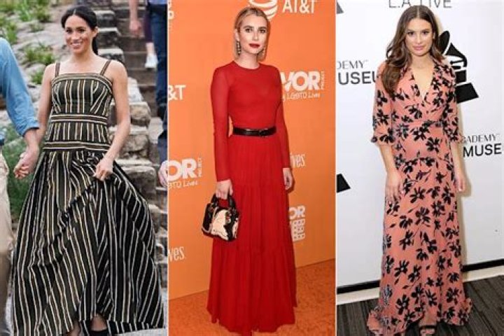Celebrities In Maxi Dresses: Photos – Hollywood Life
