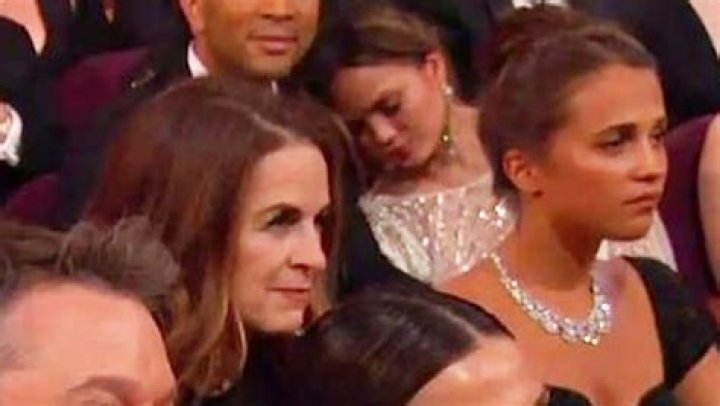 National Napping Day: 6 Stars Caught Sleeping In Weird Places: Chrissy Teigen At The Oscars & More