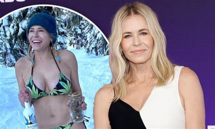 Chelsea Handler Covers Body With Books In The Snow In New Photos – Hollywood Life