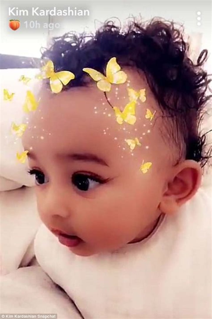 Chicago West, 2, Goes Wild Over Butterfly Face Filters In Cute Videos With Mom Kim Kardashian