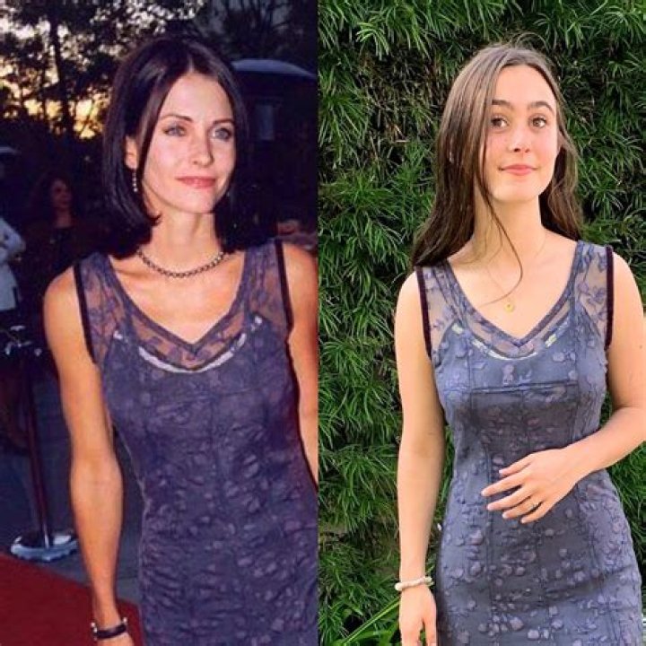 Courteney Cox’s Daughter, Coco, 14, Wears Her Mom’s Stunning Red Carpet Dress From 1998