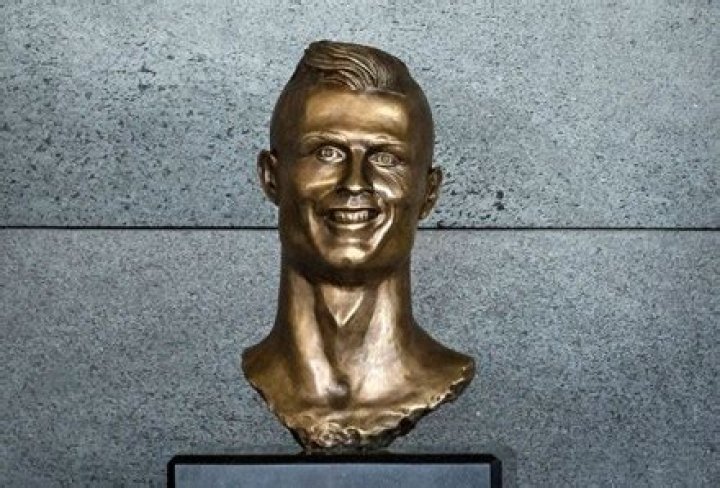 Cristiano Ronaldo Gets A Statue & It’s The Stuff Of Nightmares — Shocking Pic