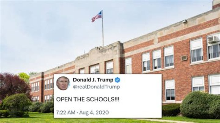 Donald Trump Tweets ‘Open The Schools’ & Twitter Reminds Him: ‘Barron’s School Is Online‘
