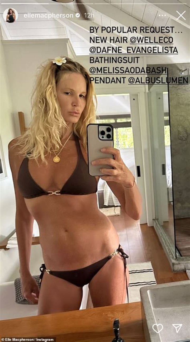Elle Macpherson, 55, Proves She Looks Better Than Ever In Sexy New Bikini Pic