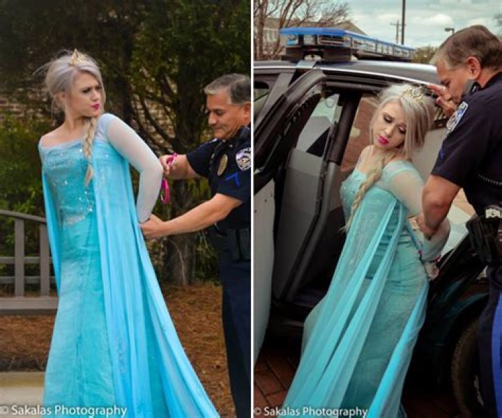 [PICS] Elsa Arrested For Causing Cold Weather — See Hilarious Pics – Hollywood Life