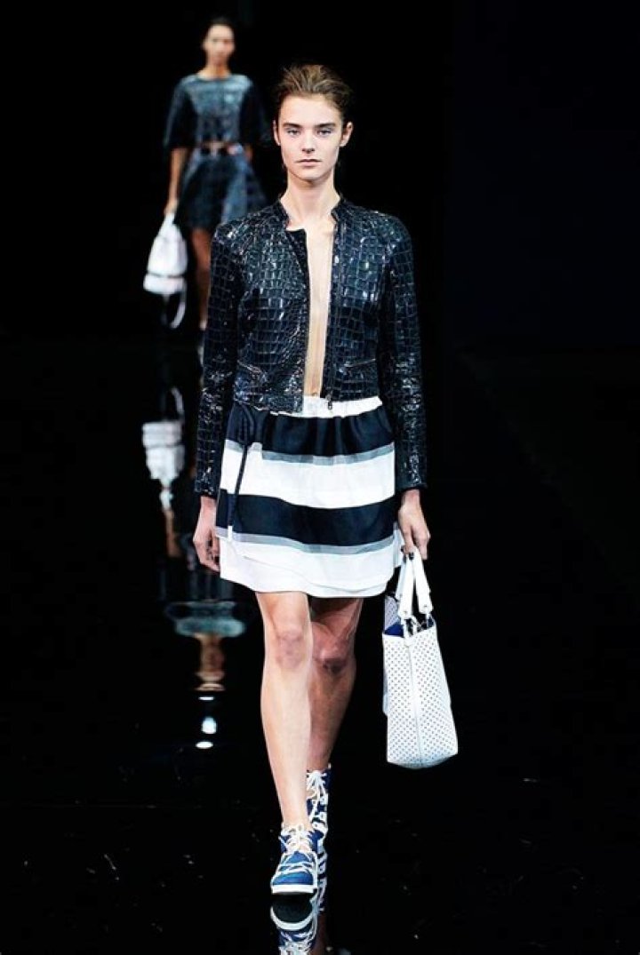 [PICS] Emporio Armani Skinny Models — Spring 2015 Milan Fashion Week – Hollywood Life