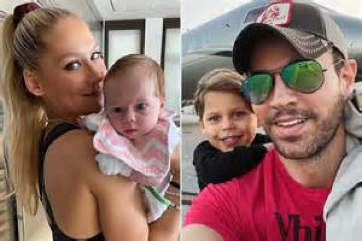Enrique Iglesias’ Newborn Daughter Mary, 2 Mos., Dances In His Lap In Adorable New Video