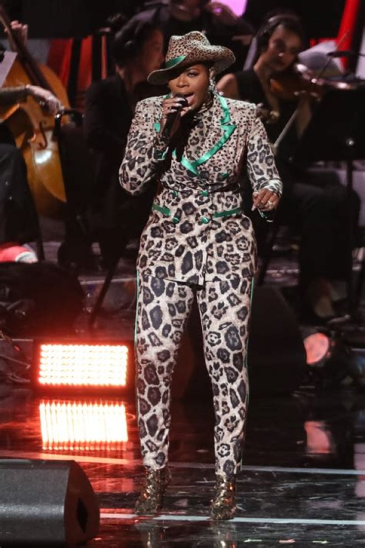 Fantasia Rocks Head-To-Toe Leopard Ensemble For Motown 60th Anniversary Special