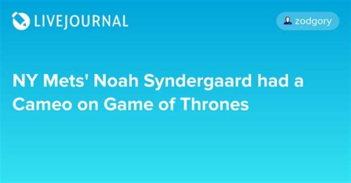 Noah Syndergaard Of New York Mets Makes Cameo – Hollywood Life
