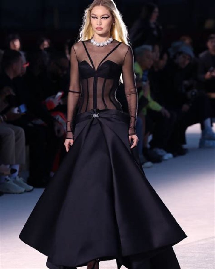 Gigi Hadid Rocks Sheer Outfit on Versace Runway: Photos – Hollywood Life