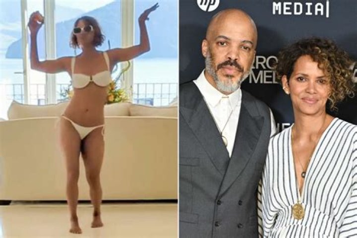 Halle Berry Wears Just Her Underwear As She Snuggles & Dances Next To BF Van Hunt – Watch