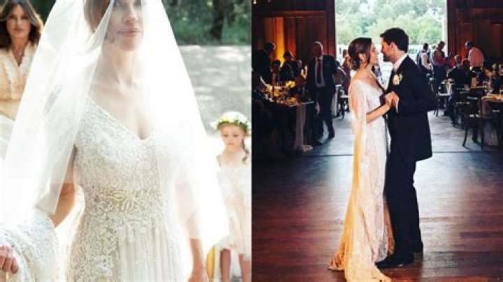 Hilary Swank’s Wedding Dress — Married In Secret Ceremony In Forest – Hollywood Life