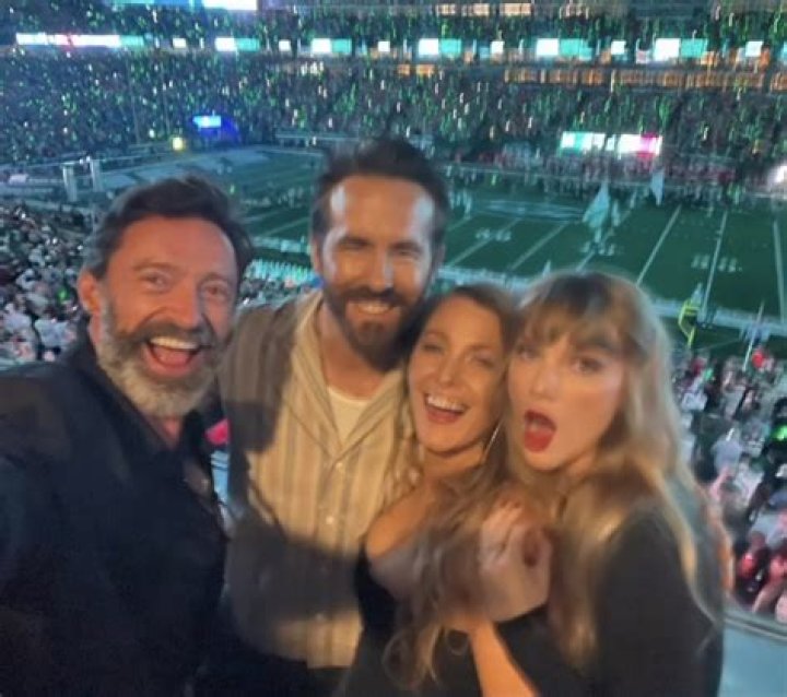 Hugh Jackman Joins Taylor Swift at NFL Game After Announcing Divorce – Hollywood Life