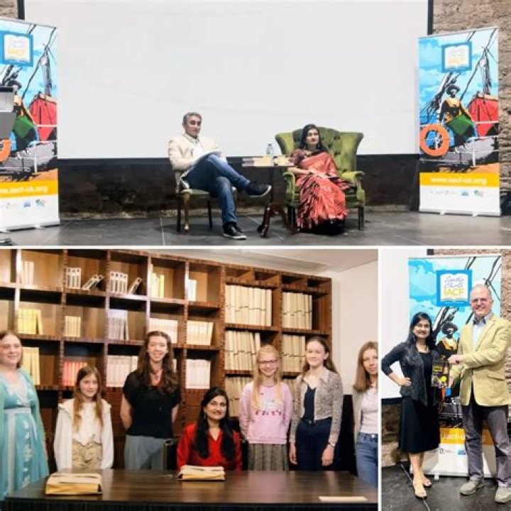 
Indian crime fiction writer honoured at Agatha Christie Fest 