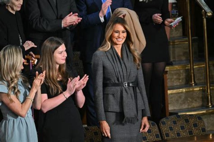 SOTU: Ivanka Trump Sports Dramatic Hollywood Glam Waves, Red Lips & A Black Suit