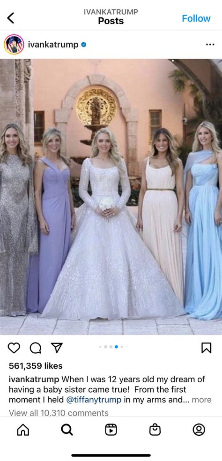 Ivanka Trump Crops Kimberly Guilfoyle Out oF Tiffany’s Wedding Photo – Hollywood Life