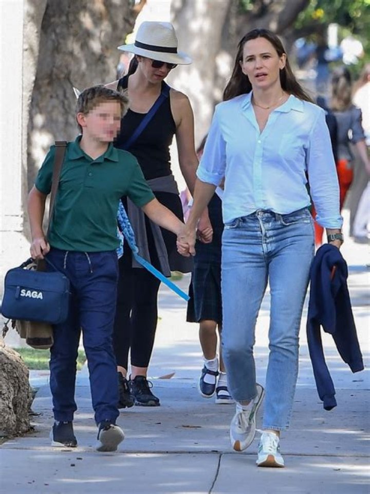 Jennifer Garner Picks Up Her Adorable Son Samuel, 10, From School: Photo