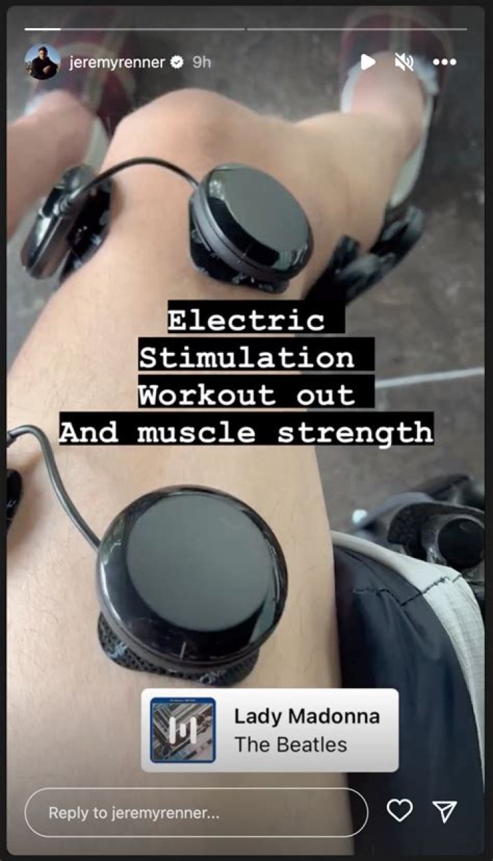 Jeremy Renner Reveals He’s Getting ‘Electric Stimulation Workout’ As He Recovers From Accident