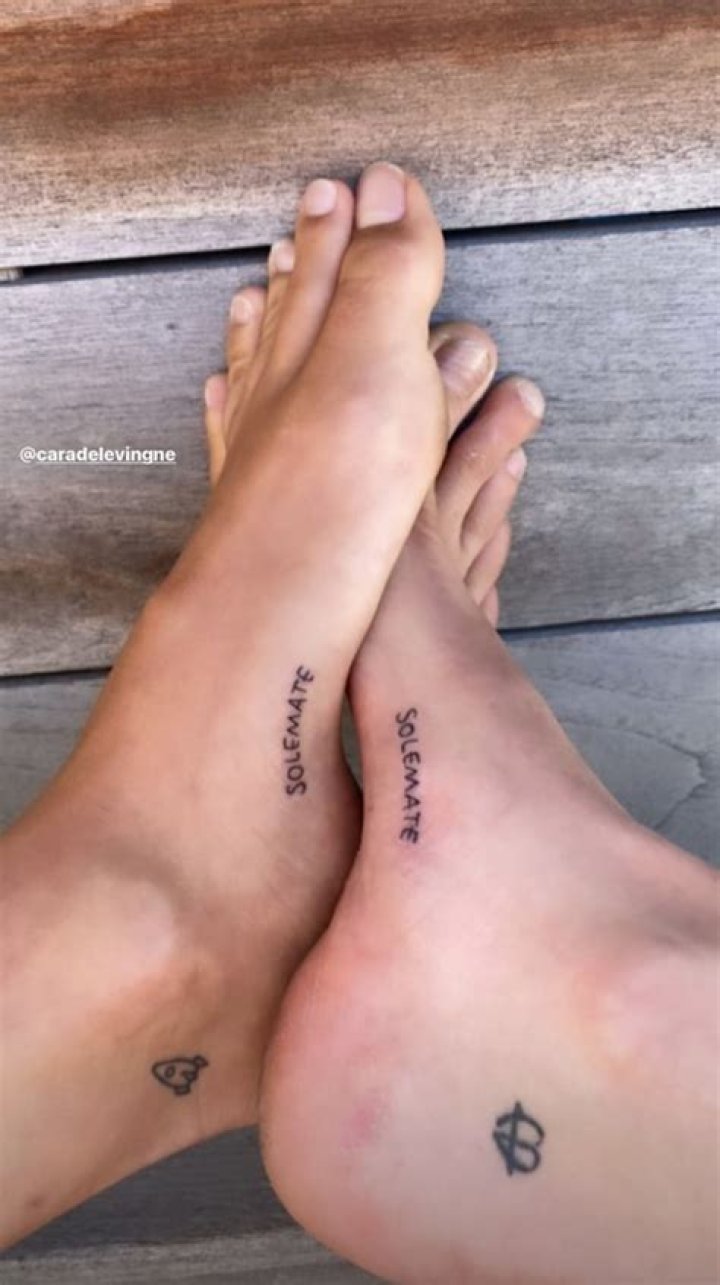 Kaia Gerber Embraces ‘Solemate’ Cara Delevingne On Her Birthday & Shows Off Their Matching Tattoos
