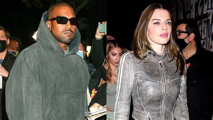 Kanye West & Julia Fox Both Rock Dark Wash Jeans As They Reunite For Dinner Date In LA