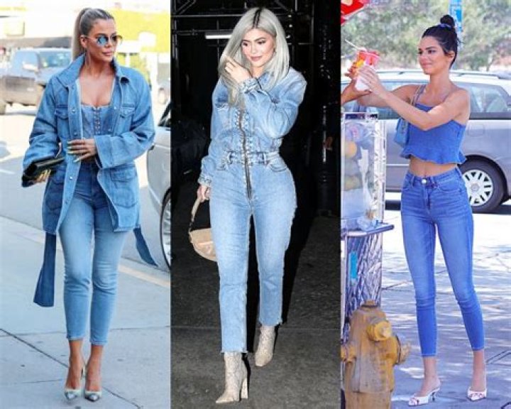 Kar-Jenner Sisters Wearing Denim On Denim — PICS
