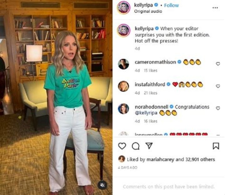 Kelly Ripa Slams Hater On Instagram Who Says She Flaunts Herself Too Much