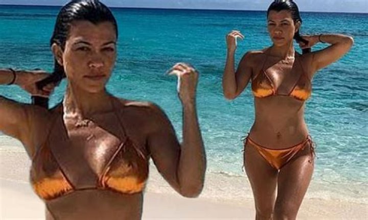 Kourtney Kardashian, 40, Shows Off Abs In Bikini Top After Revealing Her Beauty & Diet Secrets