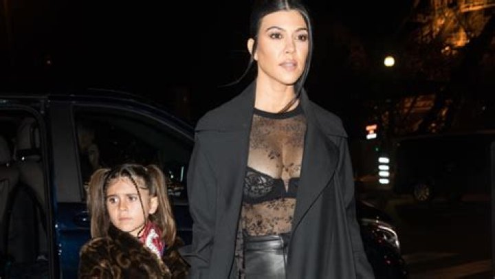 Kourtney Kardashian Sizzles In A Sheer Top Stepping Out To Dinner In Paris With Daughter Penelope, 7