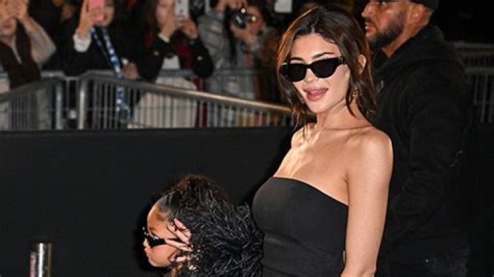 Kylie Jenner & Daughter Stormi, 5, Twin in Matching Black Dresses at Valentino’s Paris Fashion Week Show