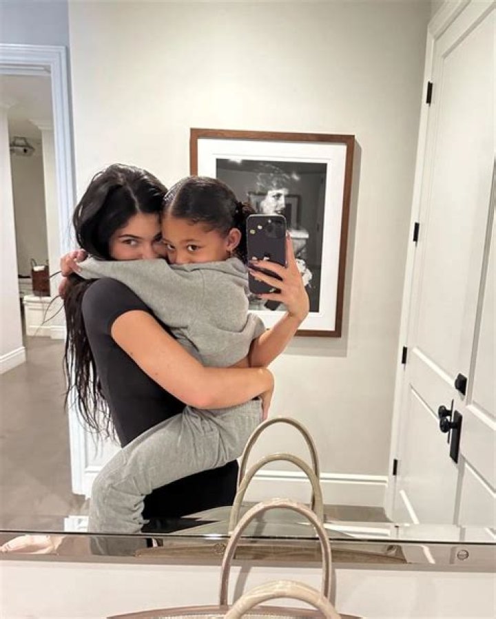 Kylie Jenner’s Daughter Stormi, 5, & Niece True, 5, Jump All Over Her in Hilarious Video: ‘My Back Hurts’