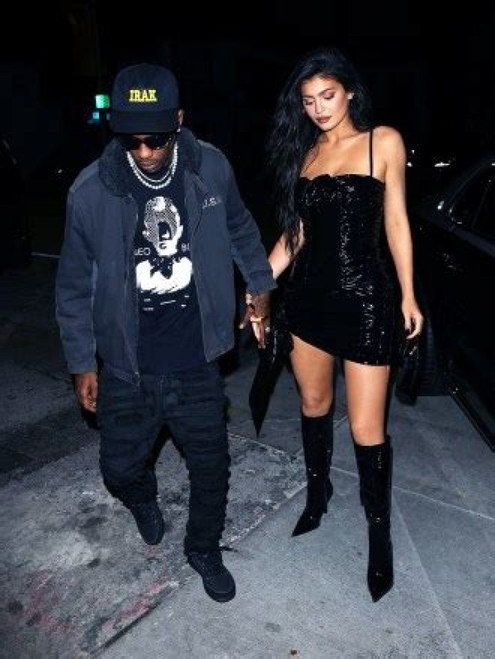 Kylie Jenner Sizzles In Black Mini With Cutouts As She Packs On PDA With Travis Scott In Miami: Photos