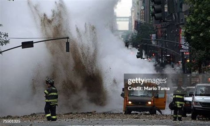Steam Pipe Explodes — PICS – Hollywood Life