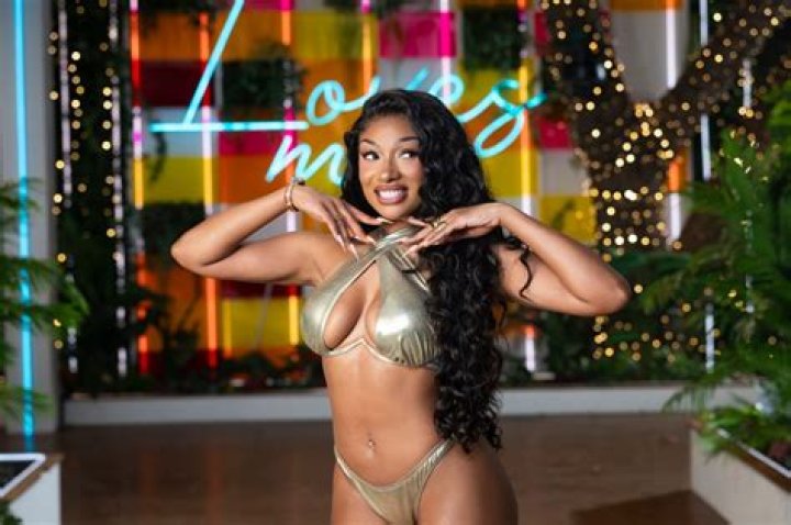 Megan Thee Stallion Rocks Tiny Gold Bikini In Sexy Mirror Video – Hollywood Life