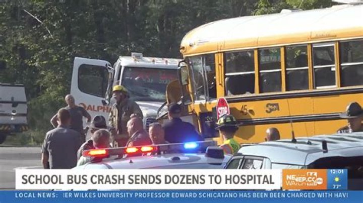 Middle School NJ Bus Crash — PICS