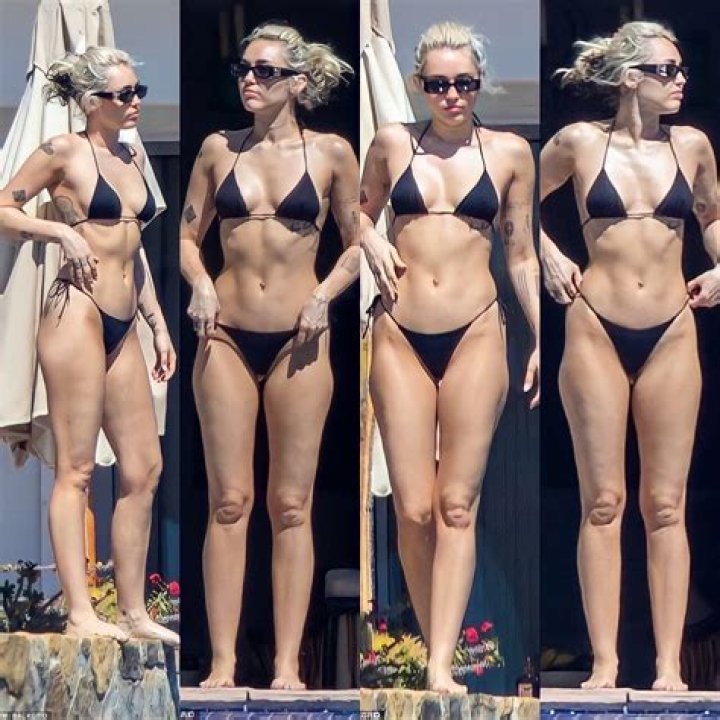 Miley Cyrus Supports Little Sis Noah By Dancing To Her New Music In Sexy Black Bikini